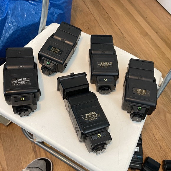 X5 Sunpak camera flashes